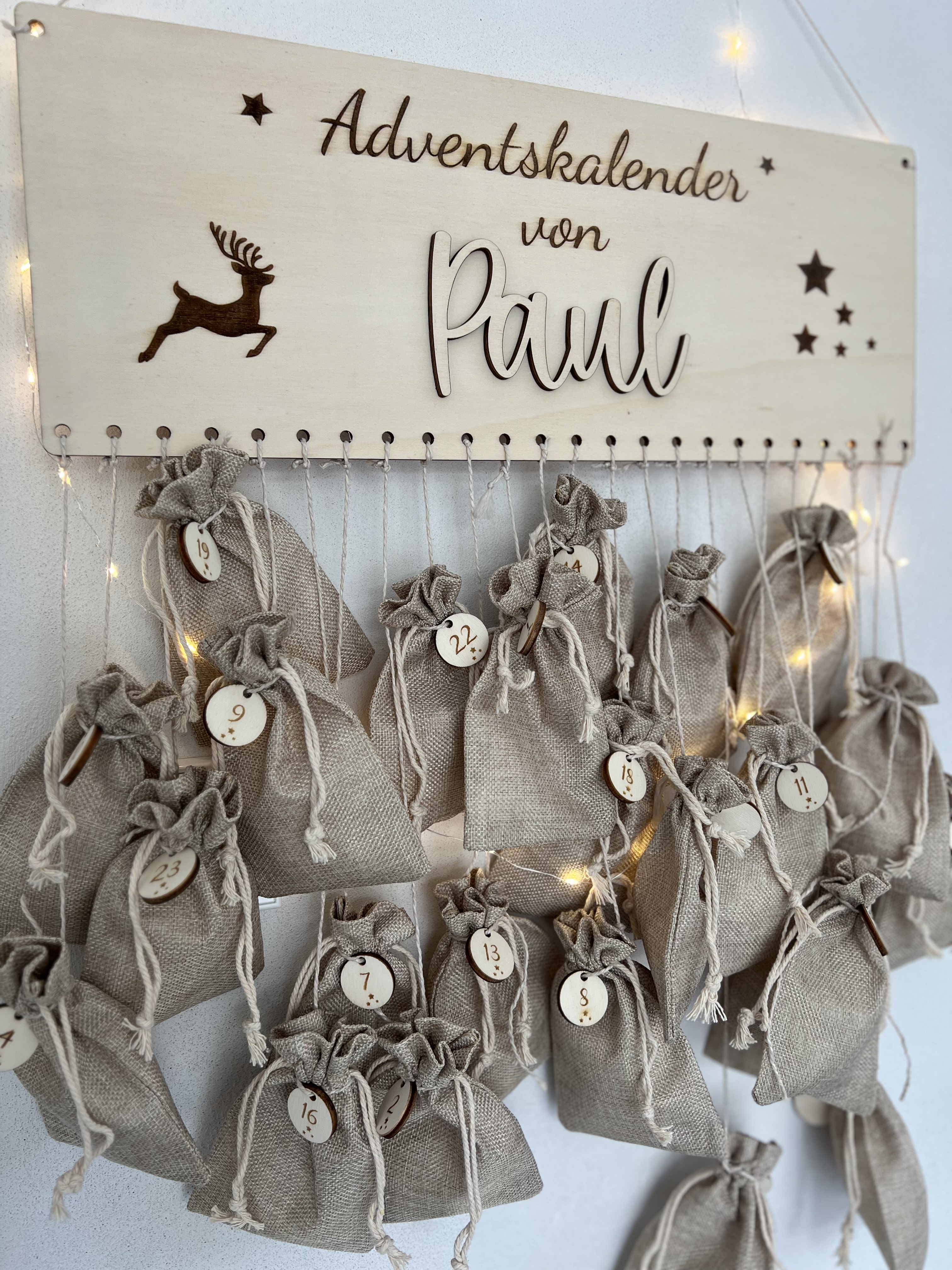 Adventskalender Rentier 