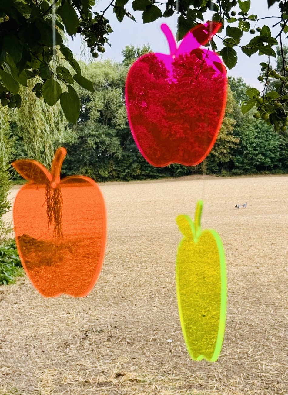 Acryl Apfel Sonnenfänger