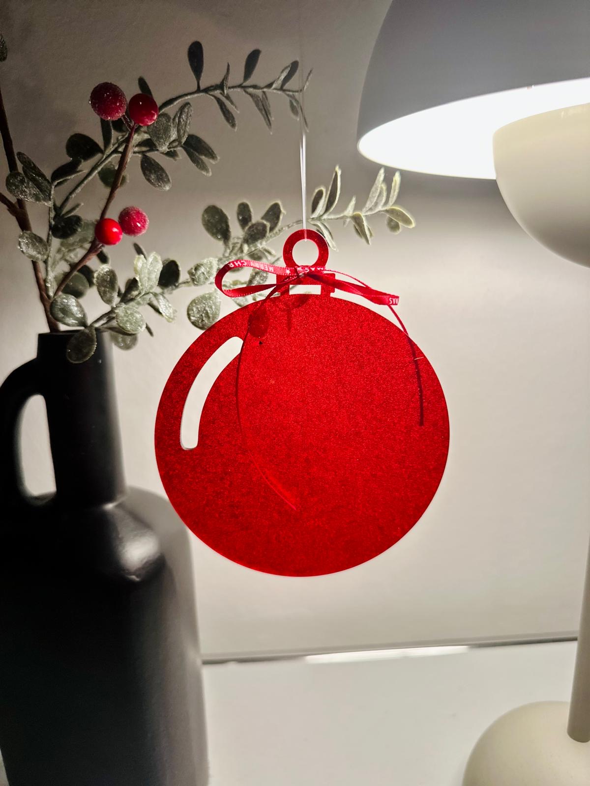 Acryl Weihnachtskugel