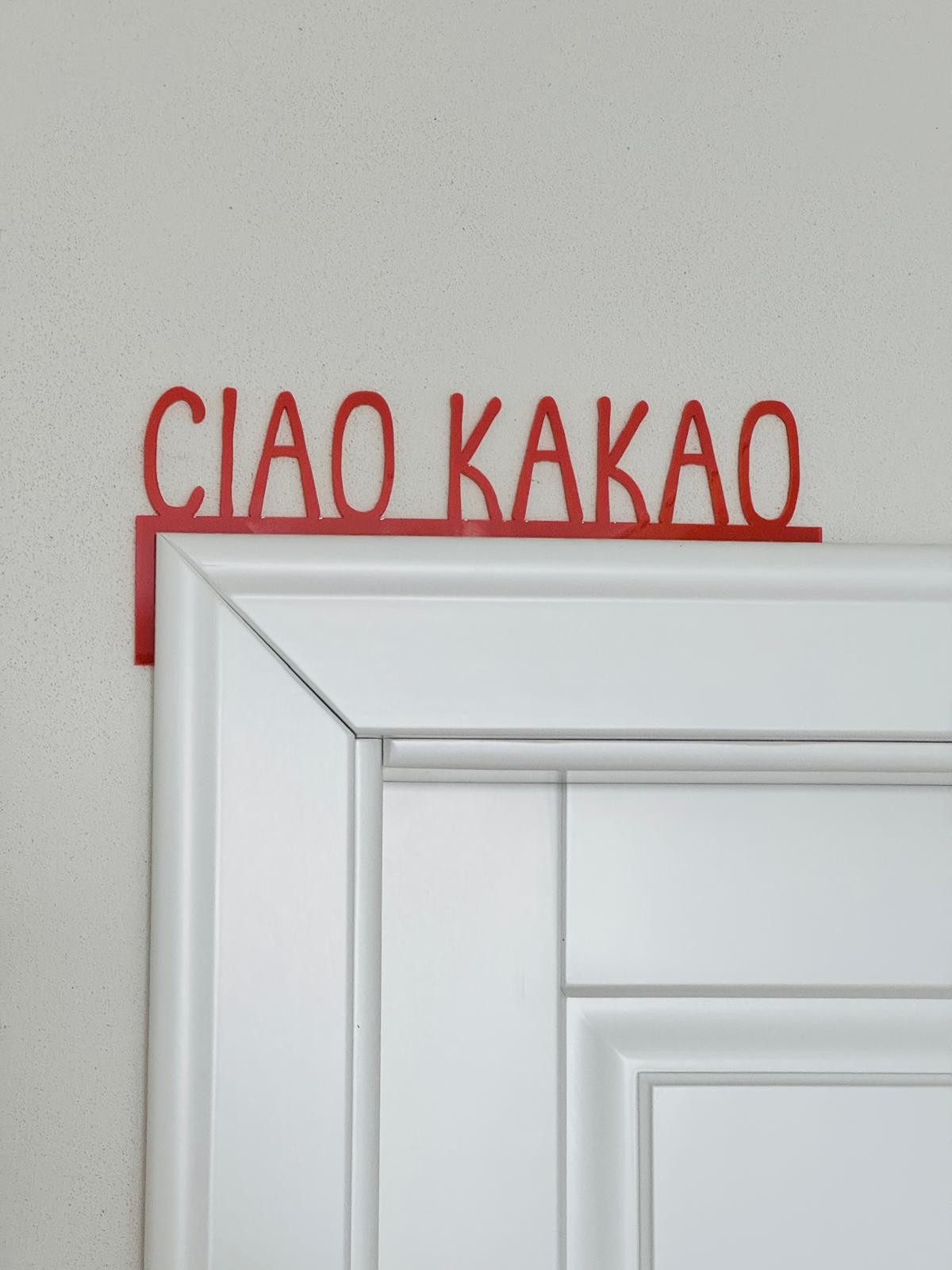 Türrahmen Schild