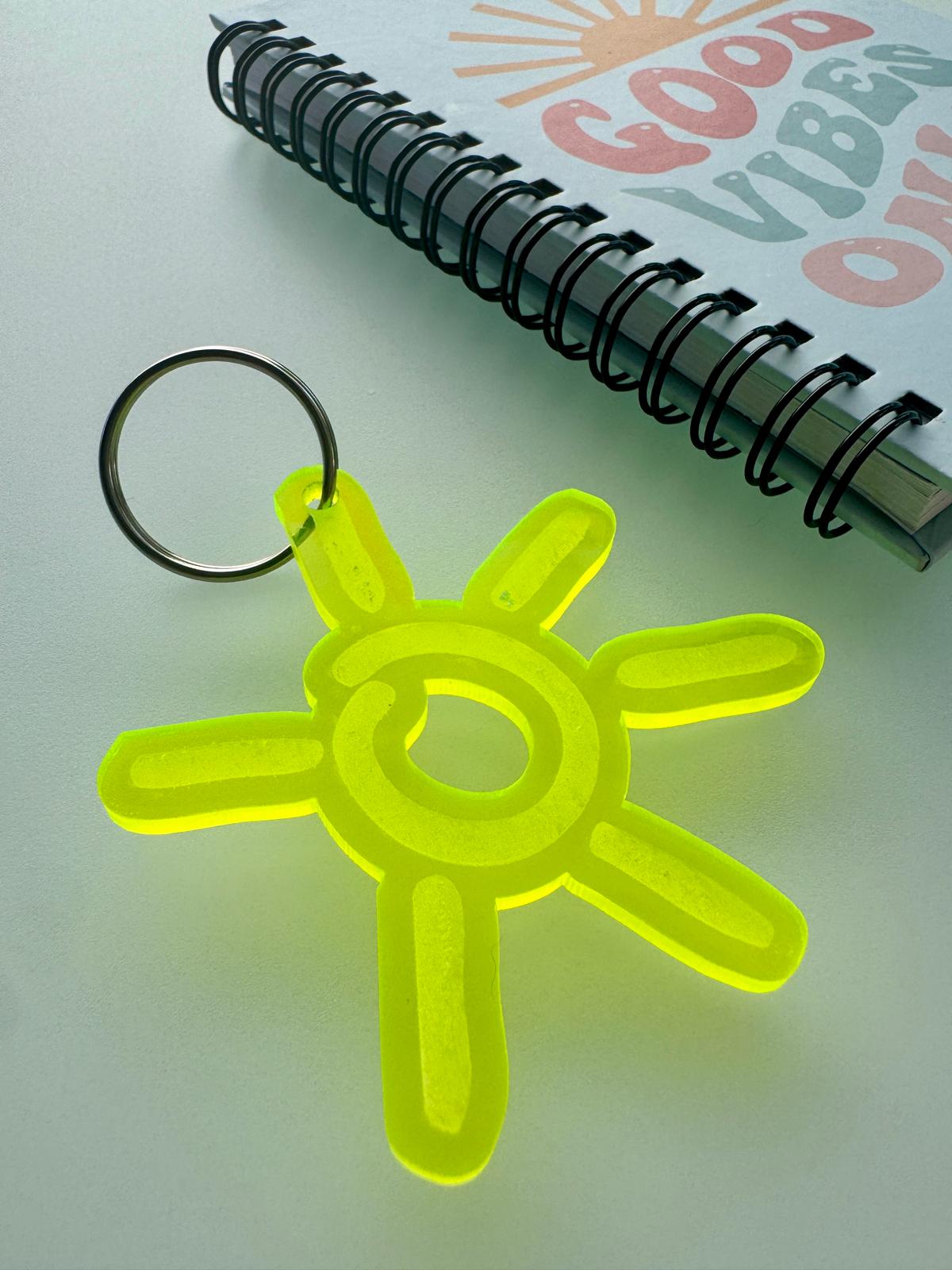Sonne Schlüssel- u. Taschenanhänger