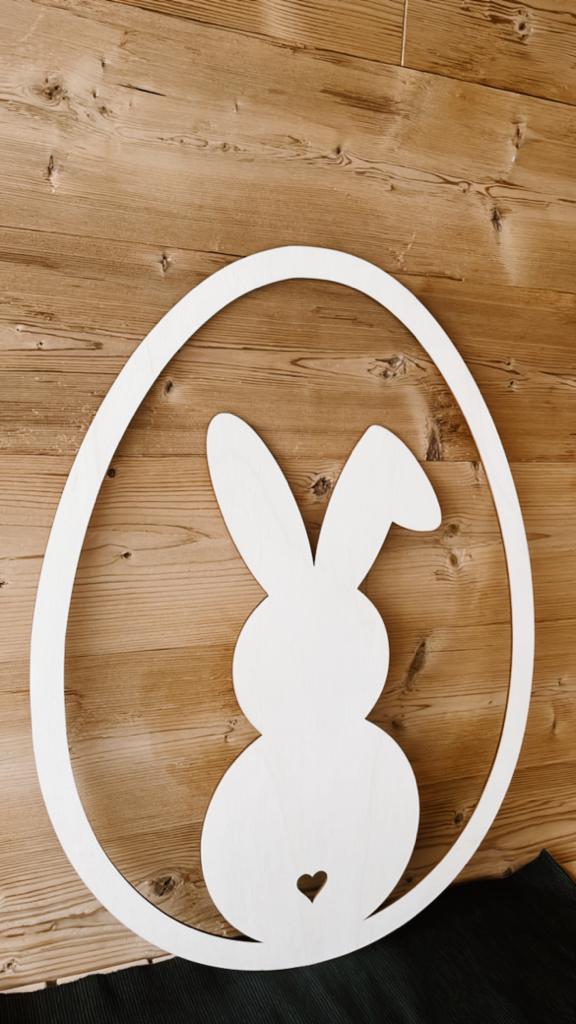 Holzkranz Hase 