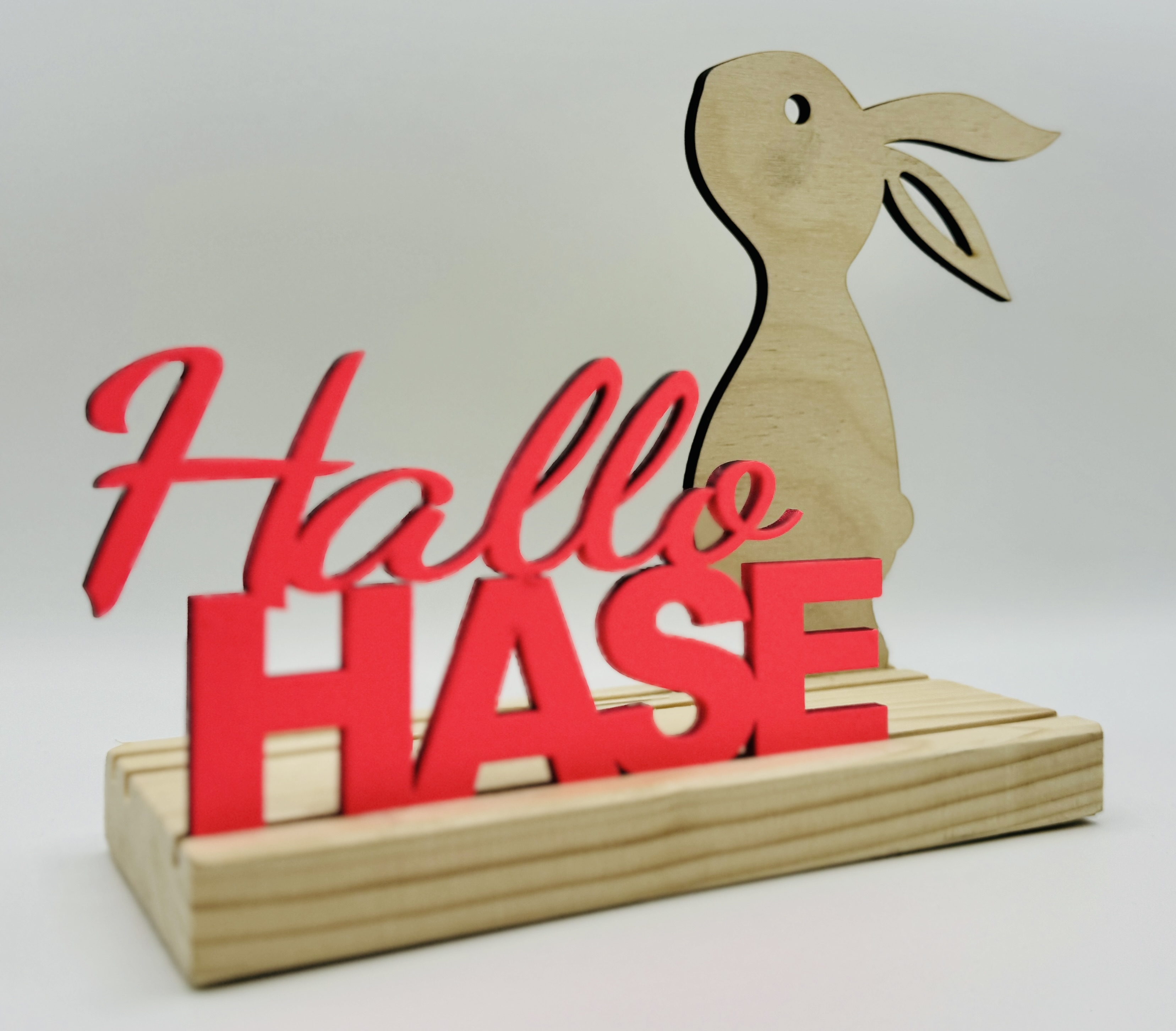 Dekoleiste Hallo Hase