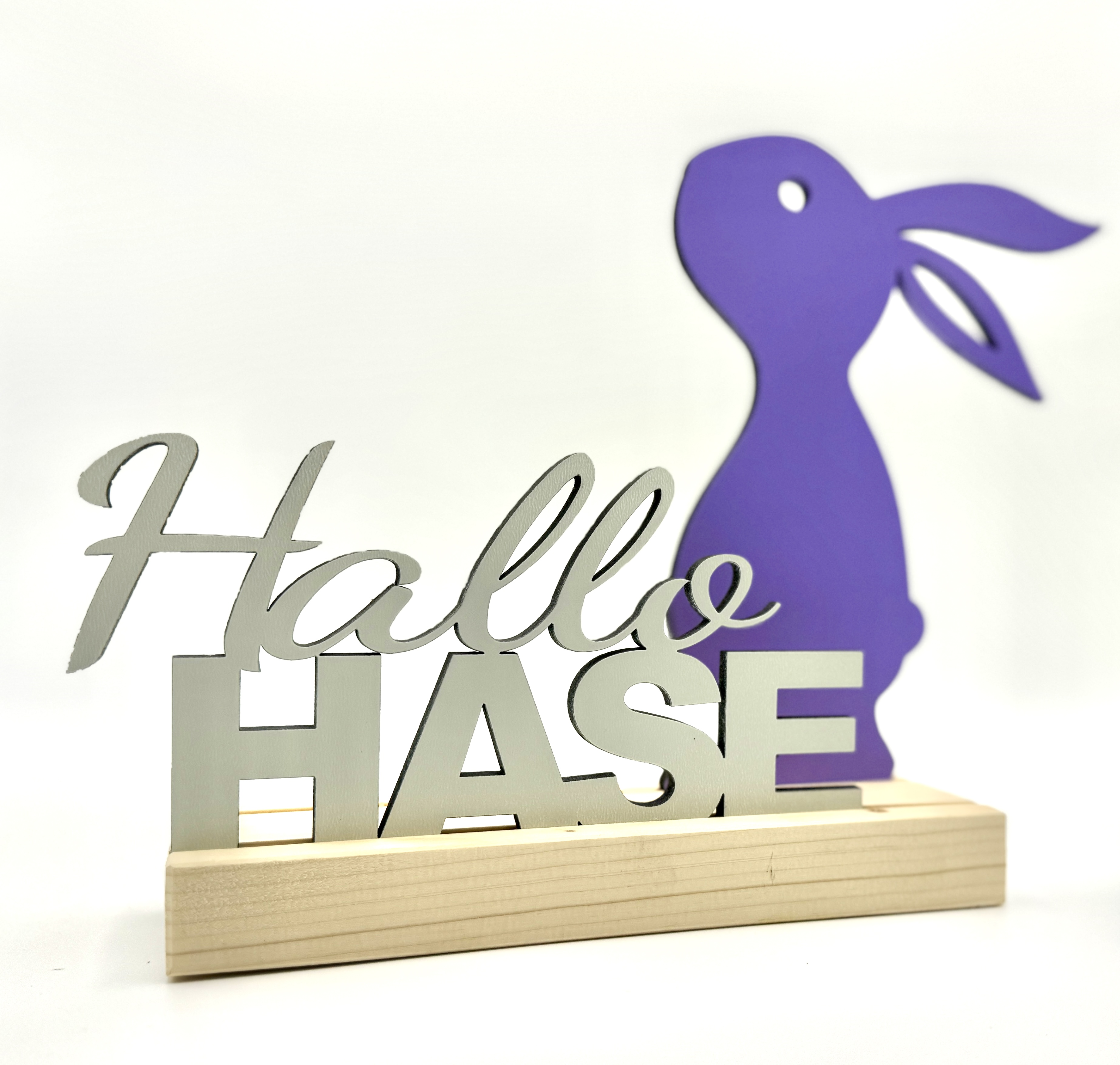 Dekoleiste Hallo Hase