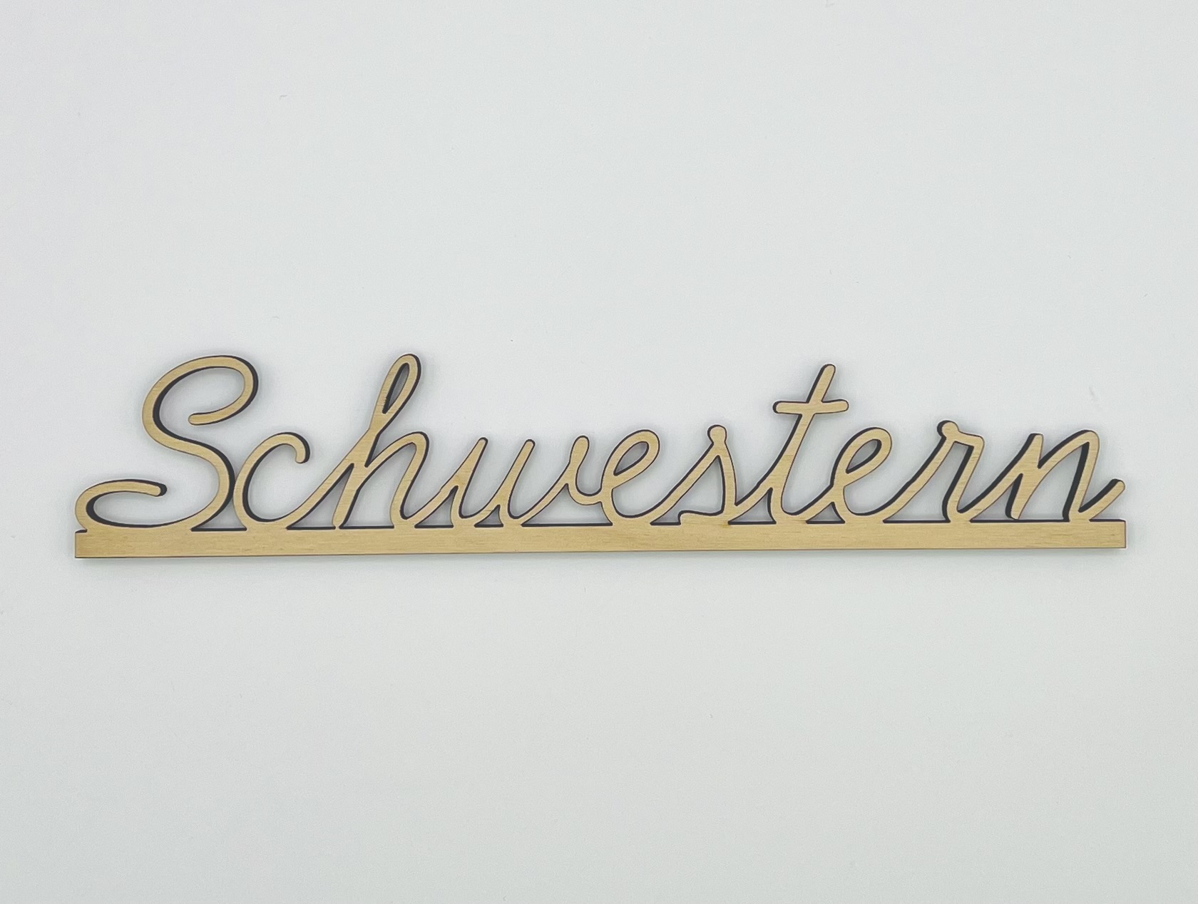 Schriftzug Schwestern