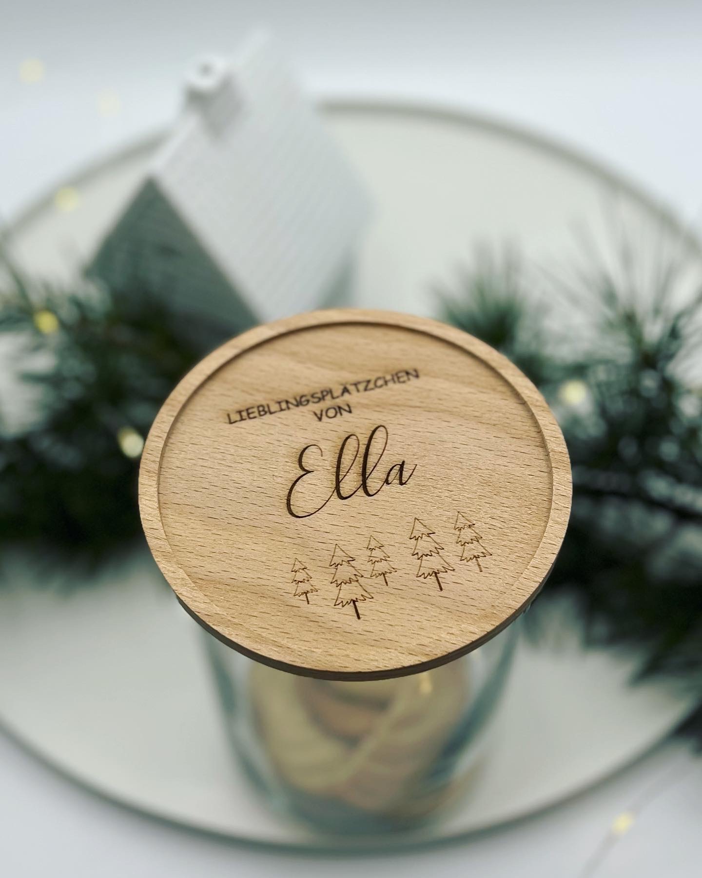 Keksdose Vorratsglas mit Deckel