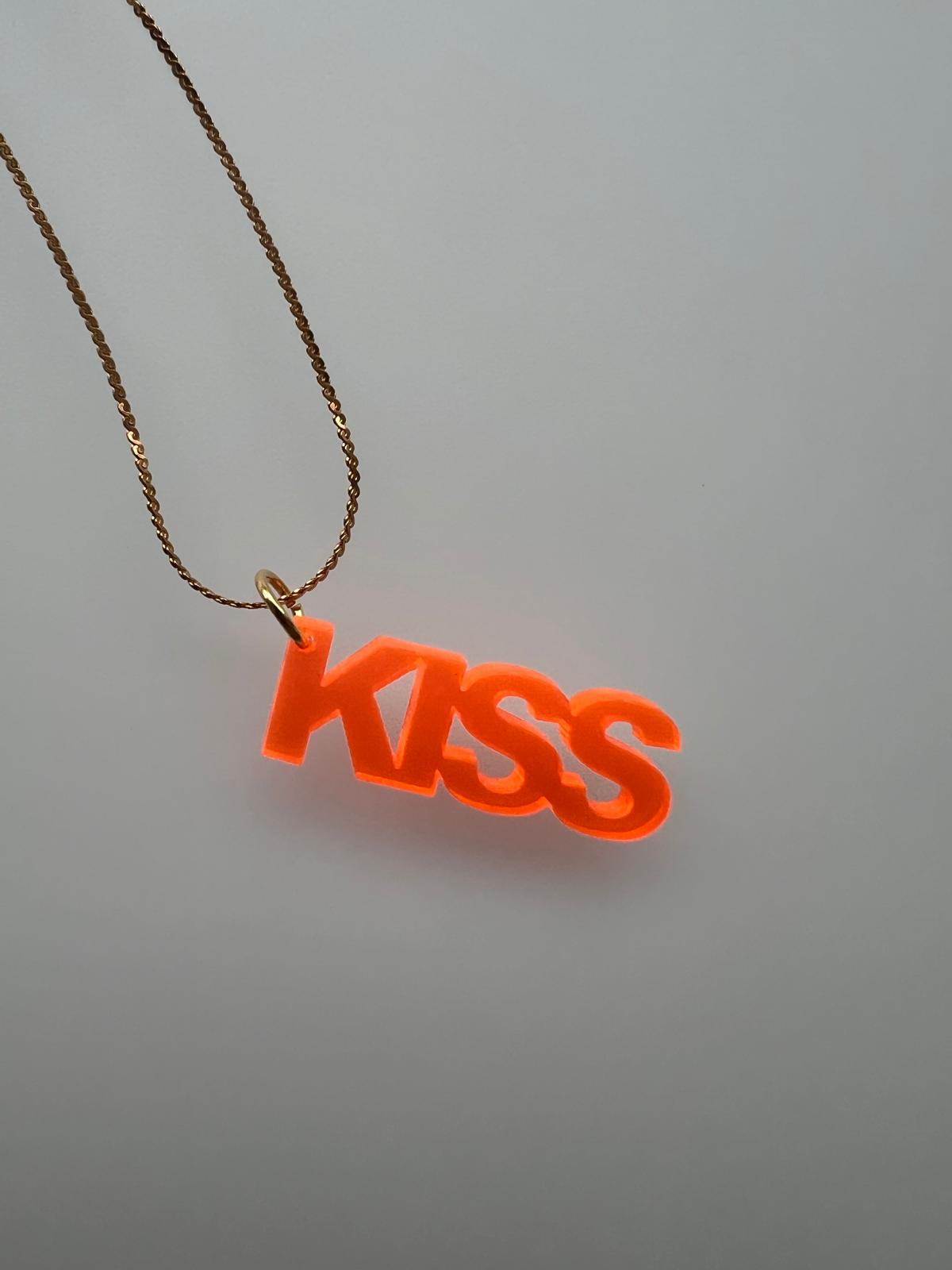 Acryl Anhänger "KISS" 