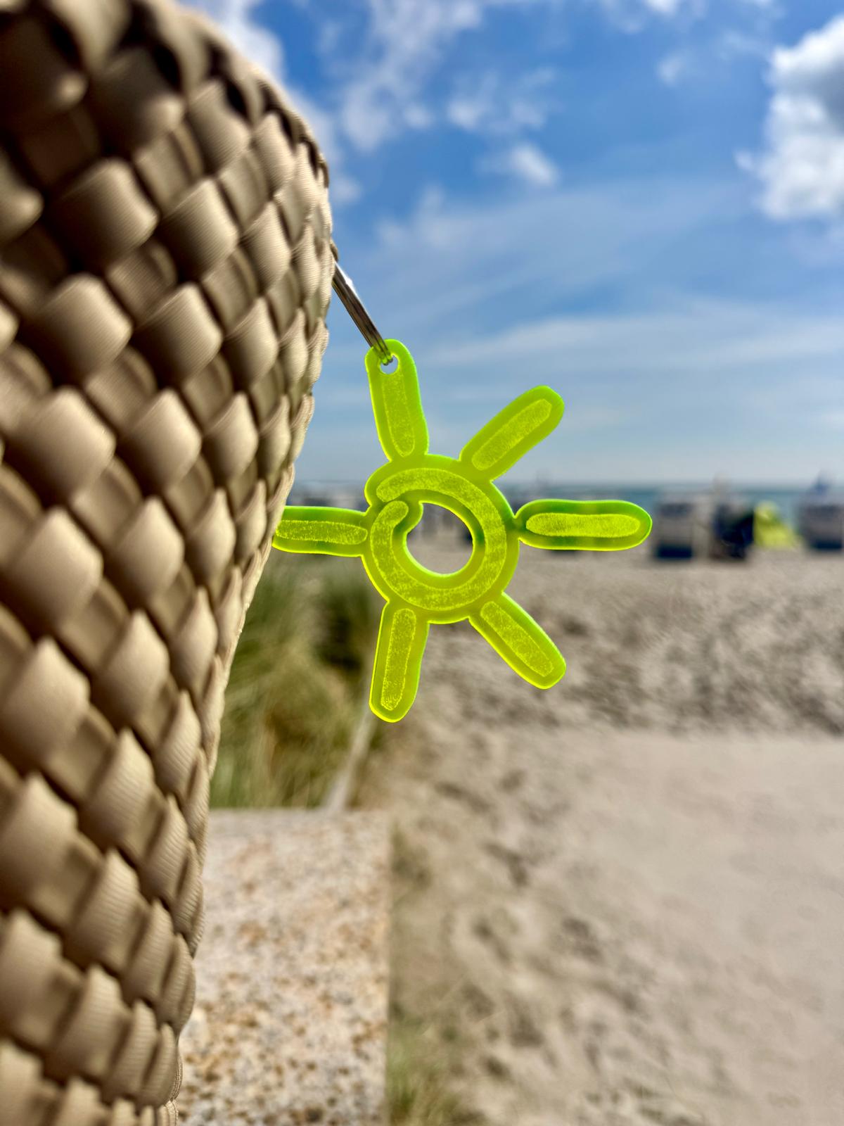 Sonne Schlüssel- u. Taschenanhänger