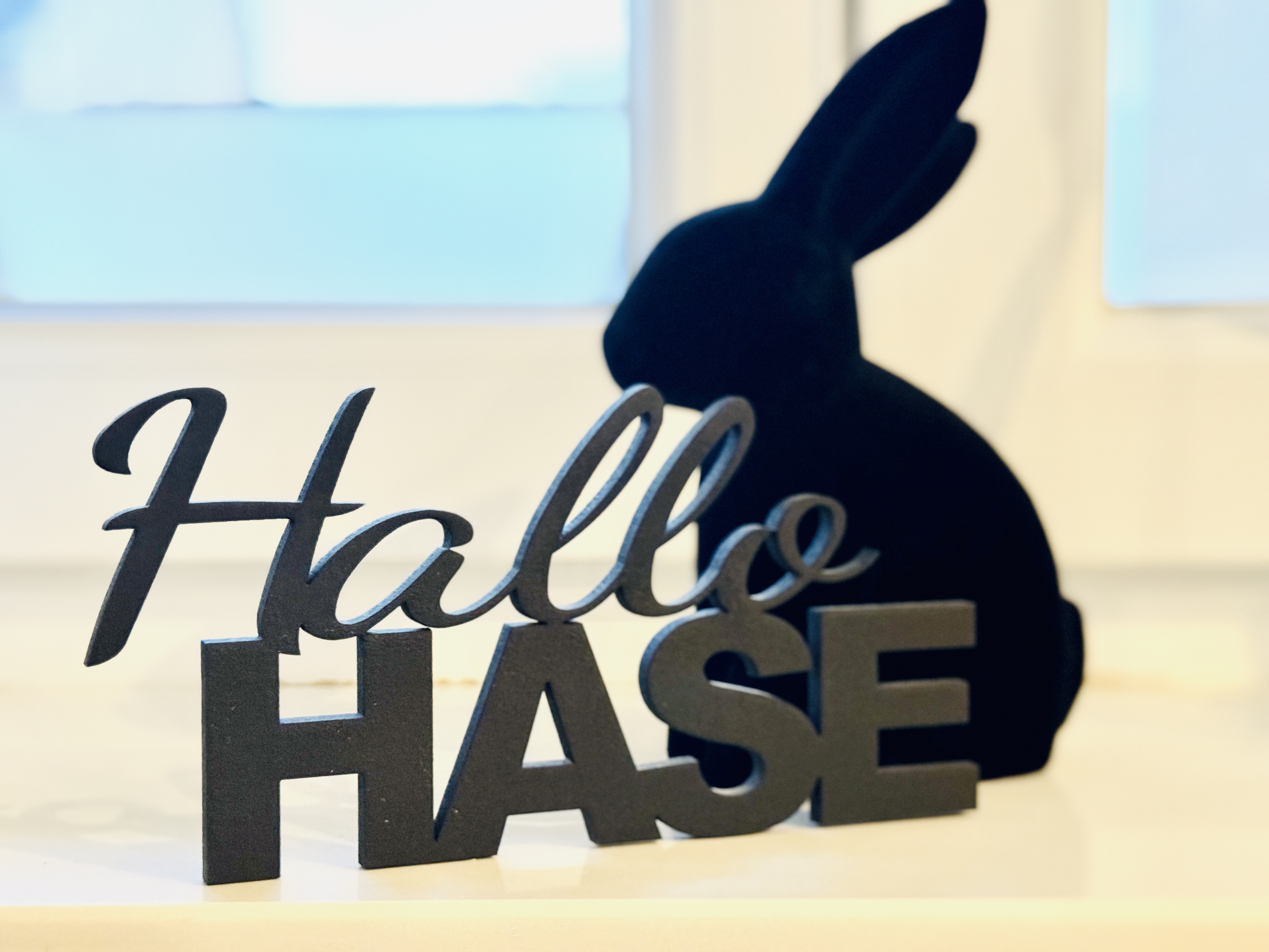 Schriftzug "Hallo HASE"
