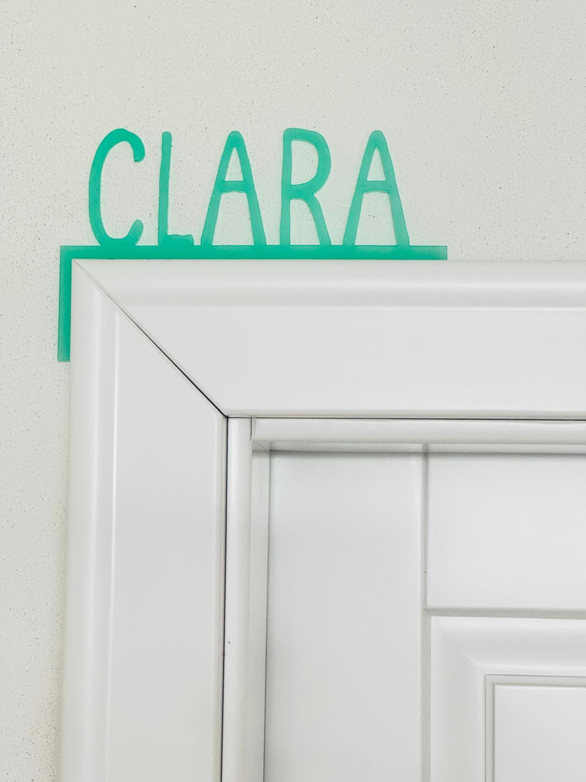 Türrahmen Schild personalisiert