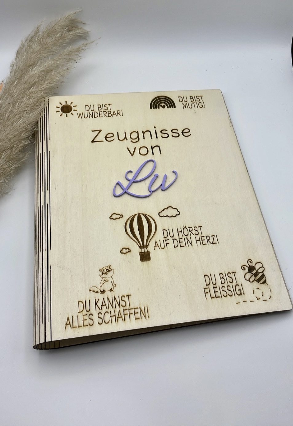 personalisierte Zeugnismappe 