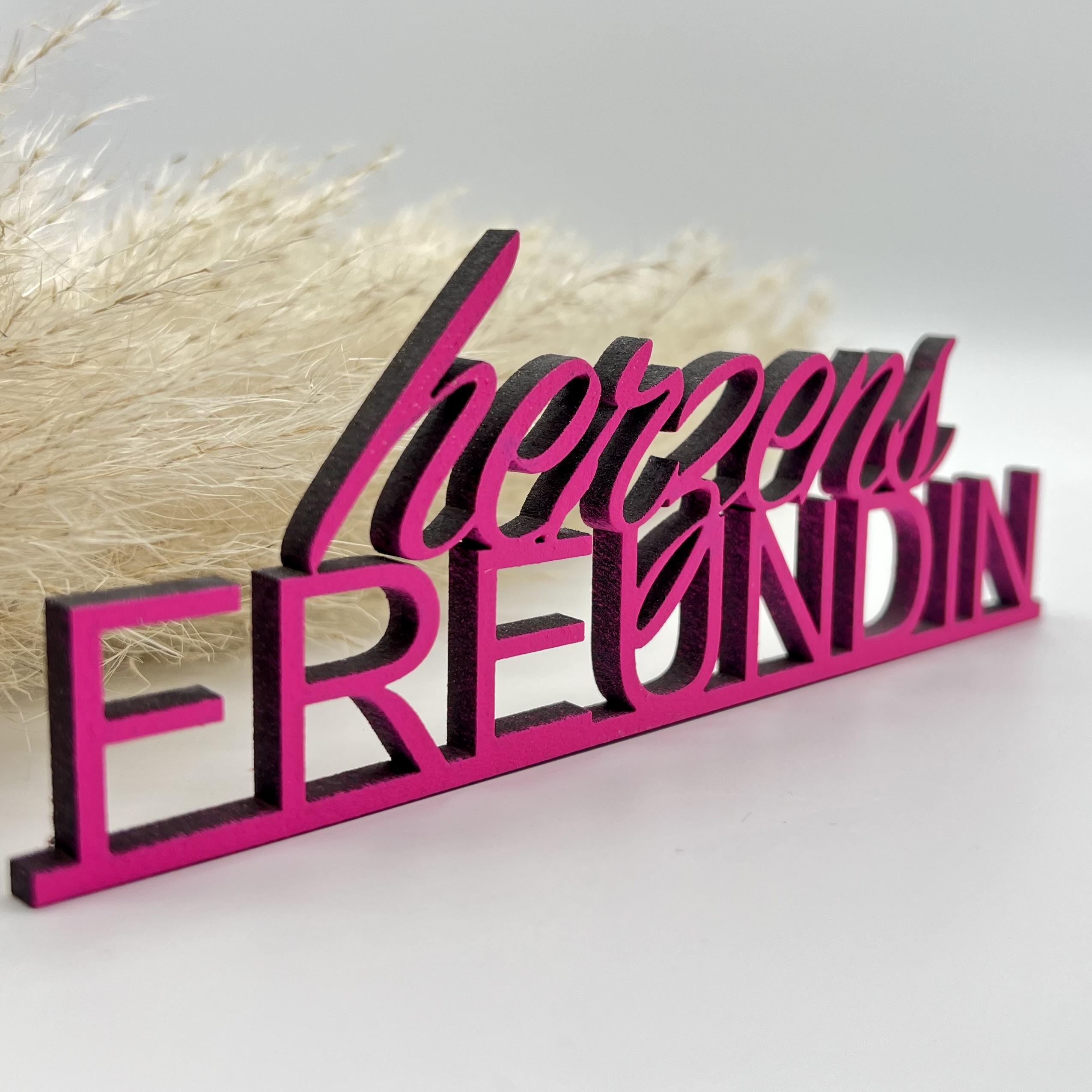 Schriftzug Herzensfreundin