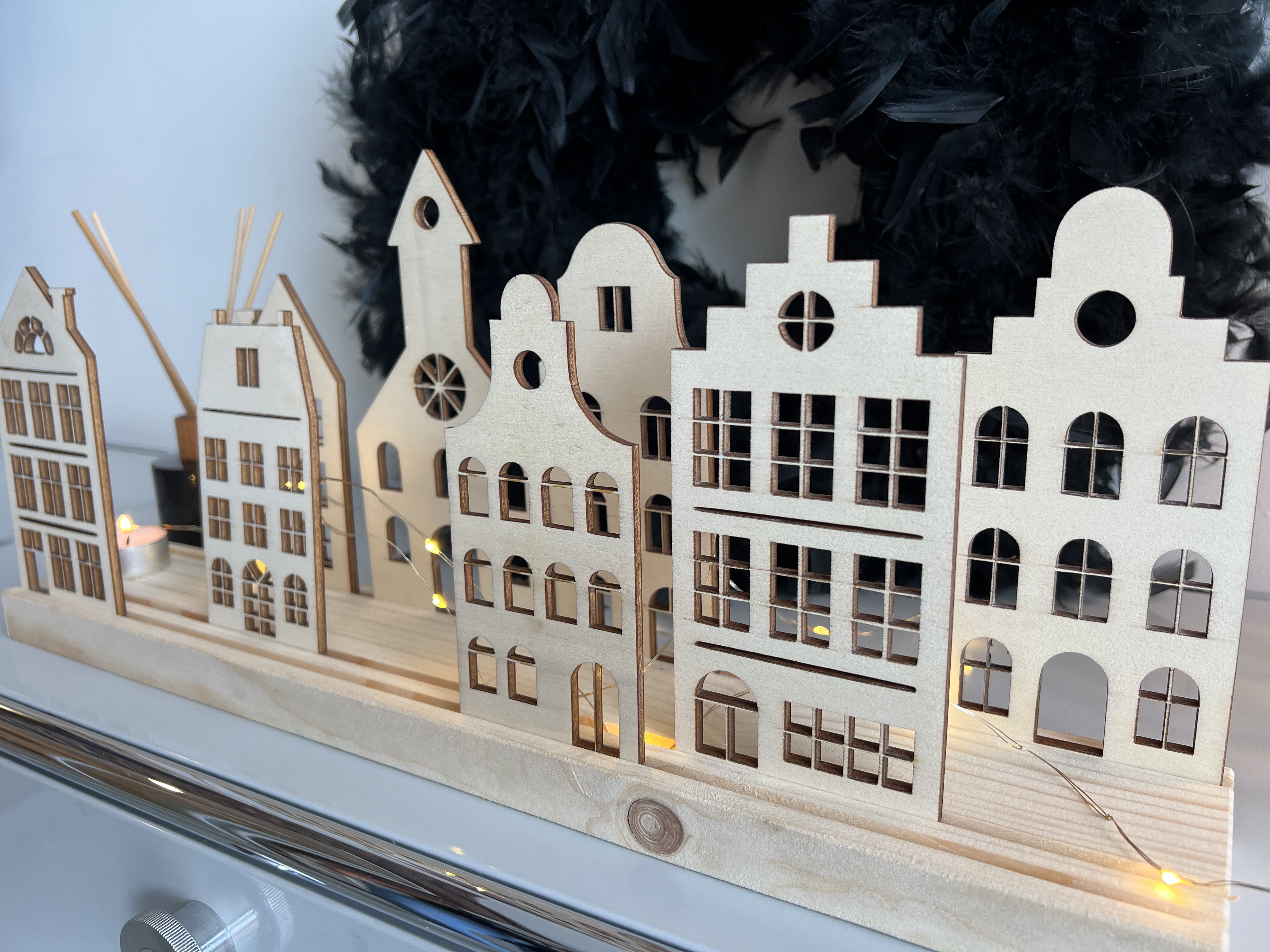 Dekoleiste Amsterdam Grachtenhäuser Dekoleiste Amsterdam Grachtenhäuser