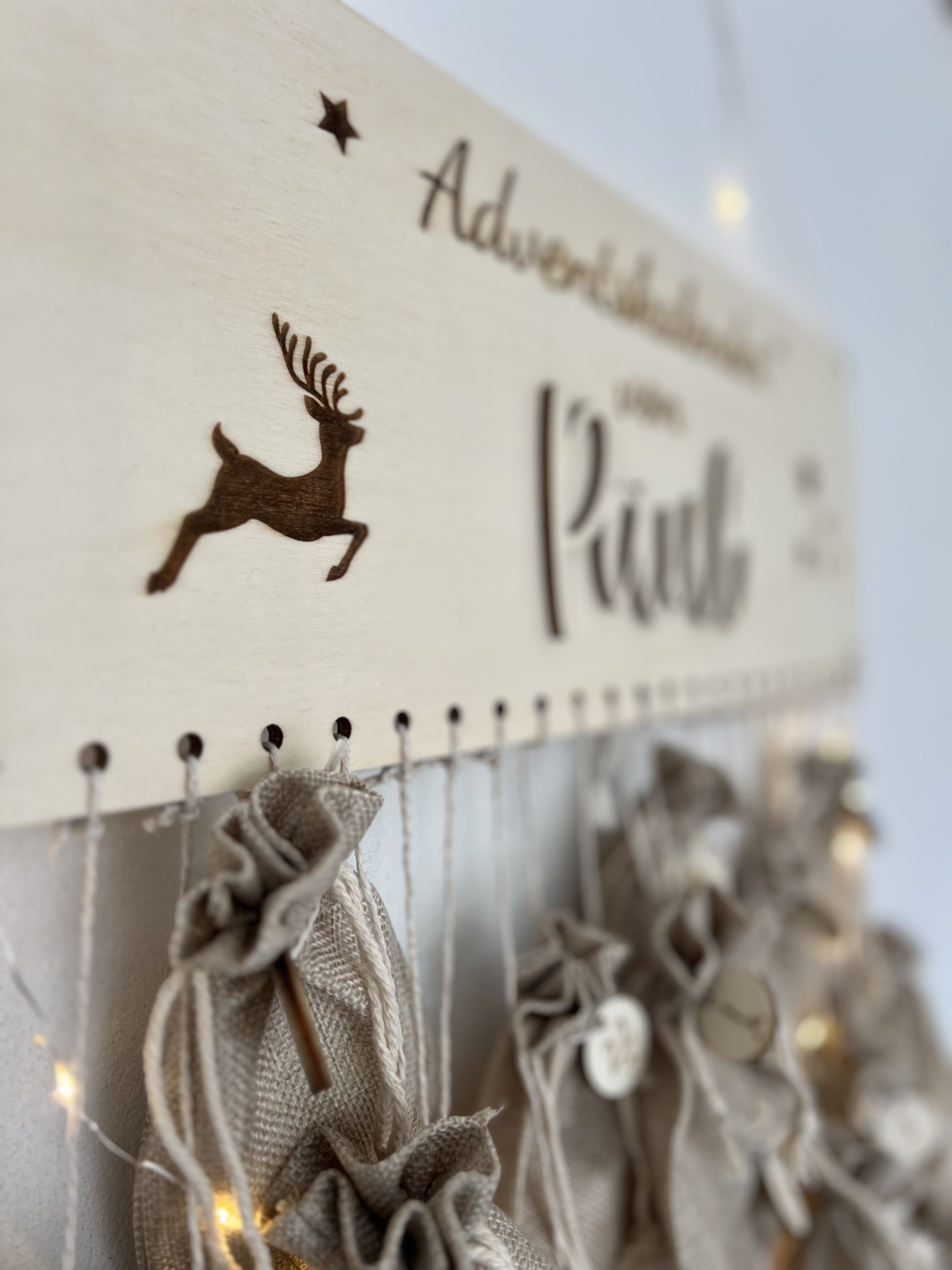 Adventskalender Rentier 