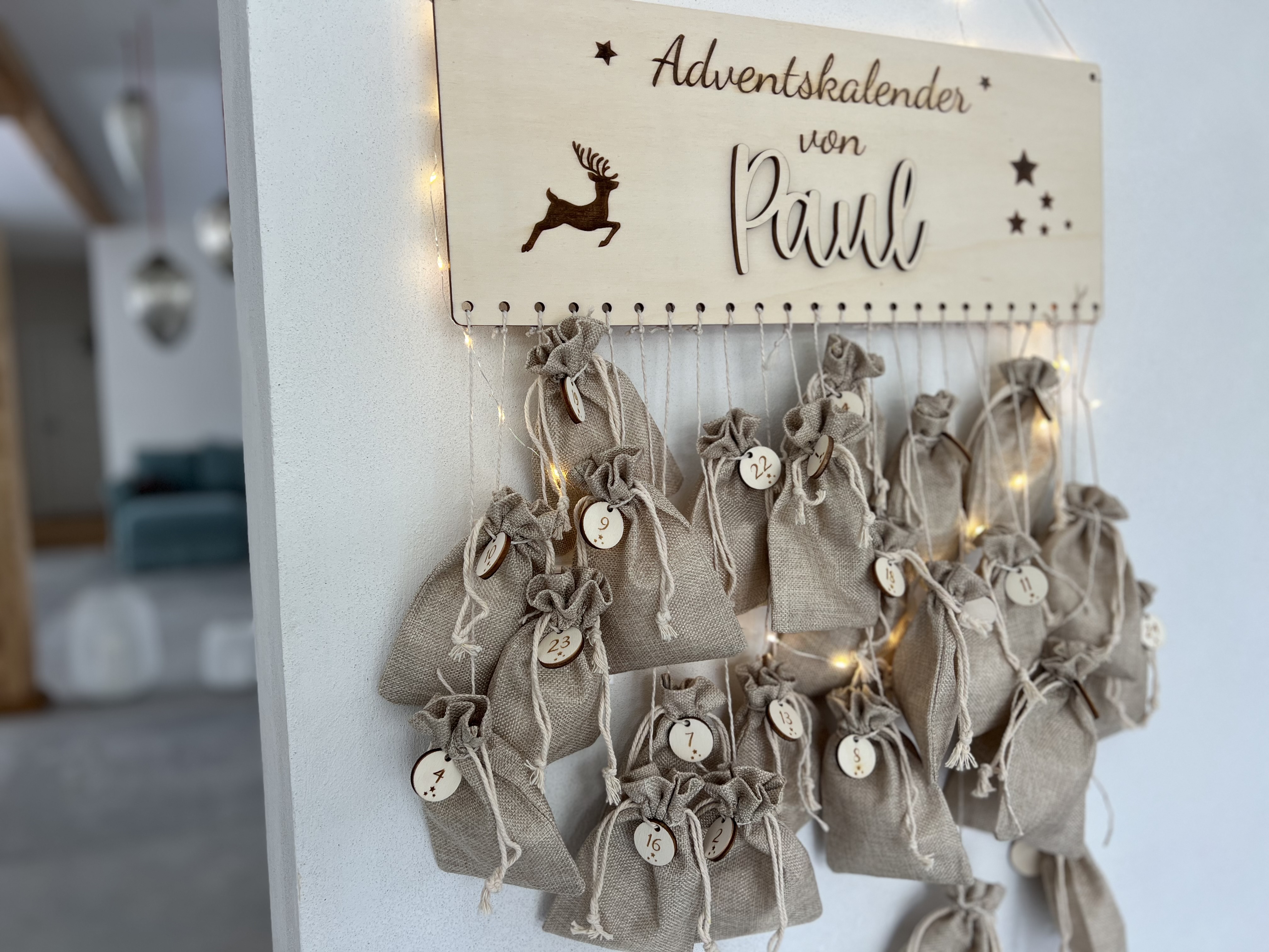 Adventskalender Rentier 