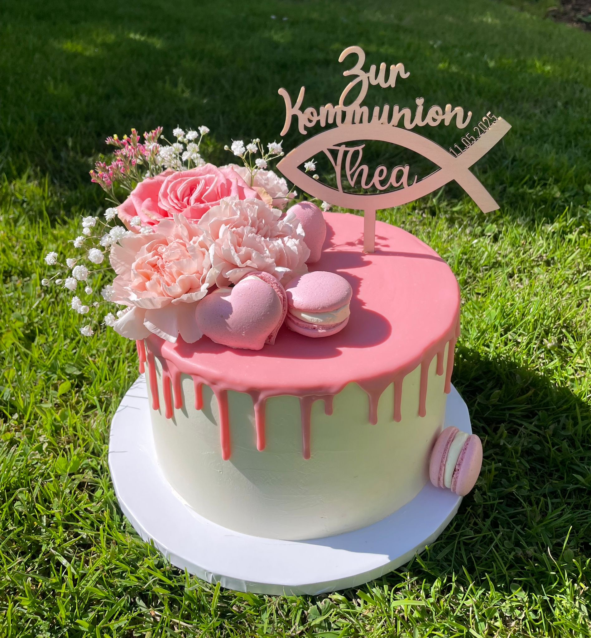 Cake Topper Kommunion/Konfirmation 