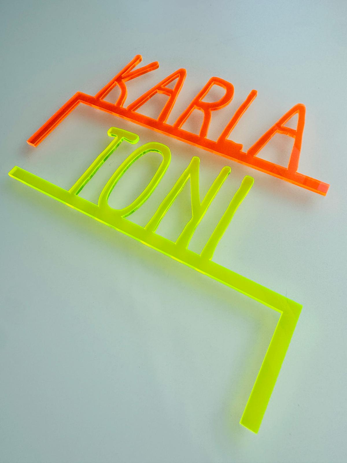 Türrahmen Schild personalisiert