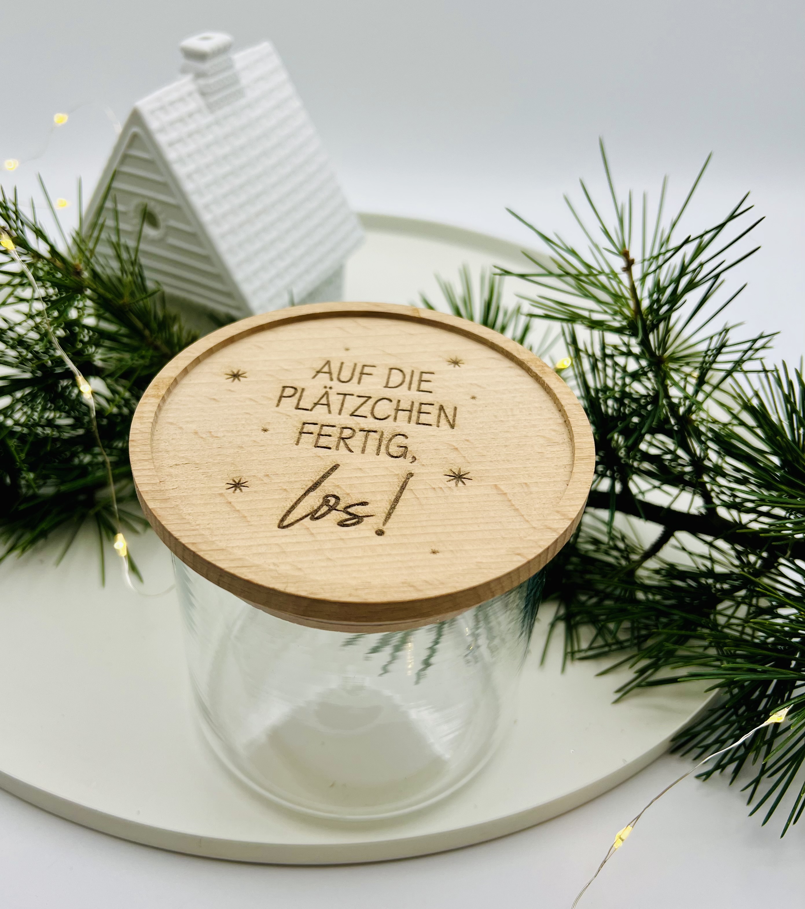 Keksdose Vorratsglas mit Deckel