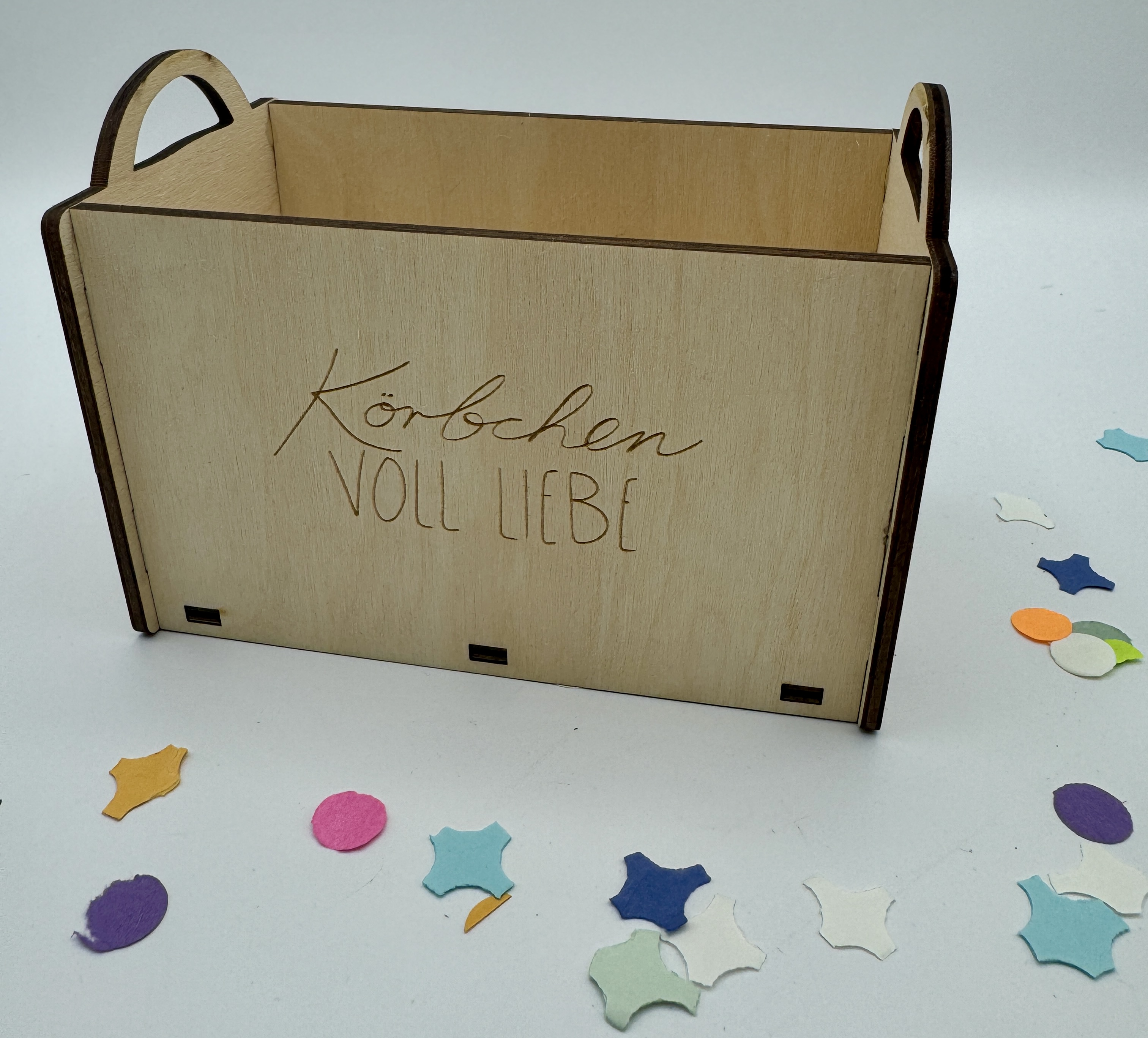 Geschenkbox "Körbchen voll Liebe"