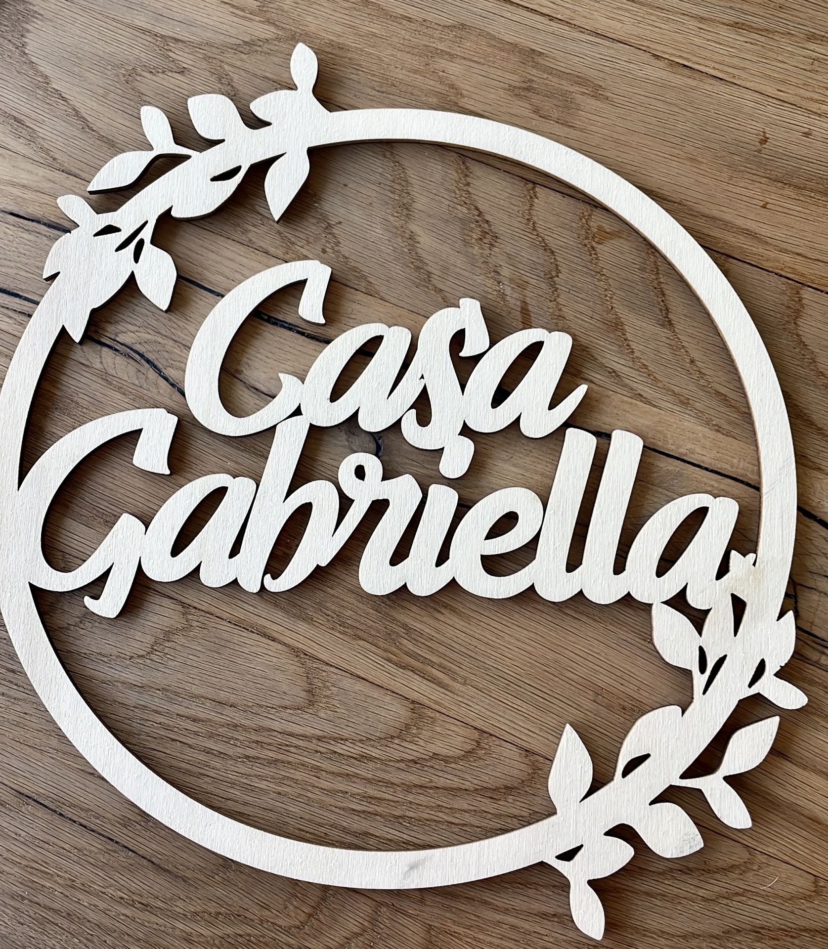 Individueller Holzkranz