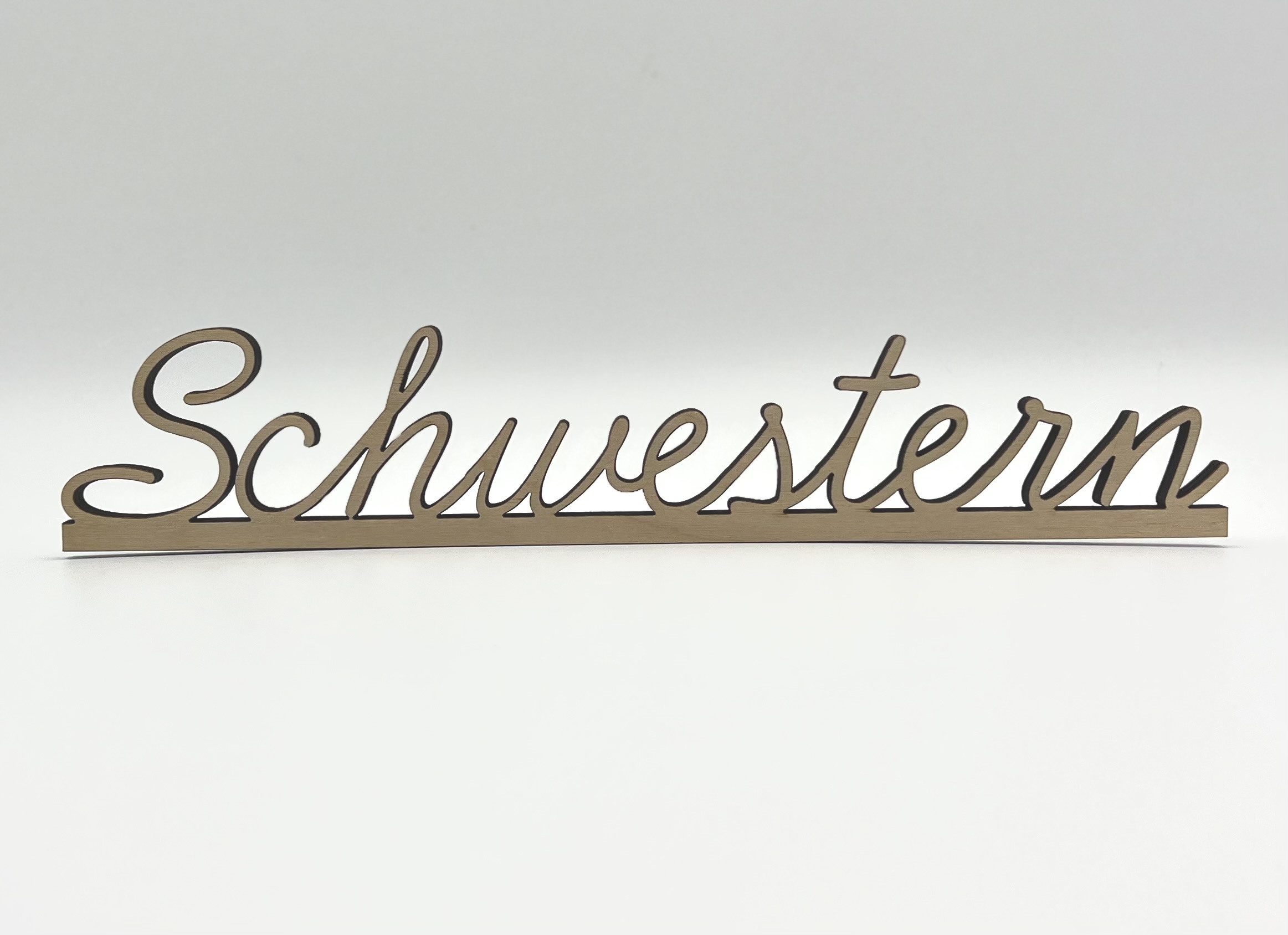 Schriftzug Schwestern