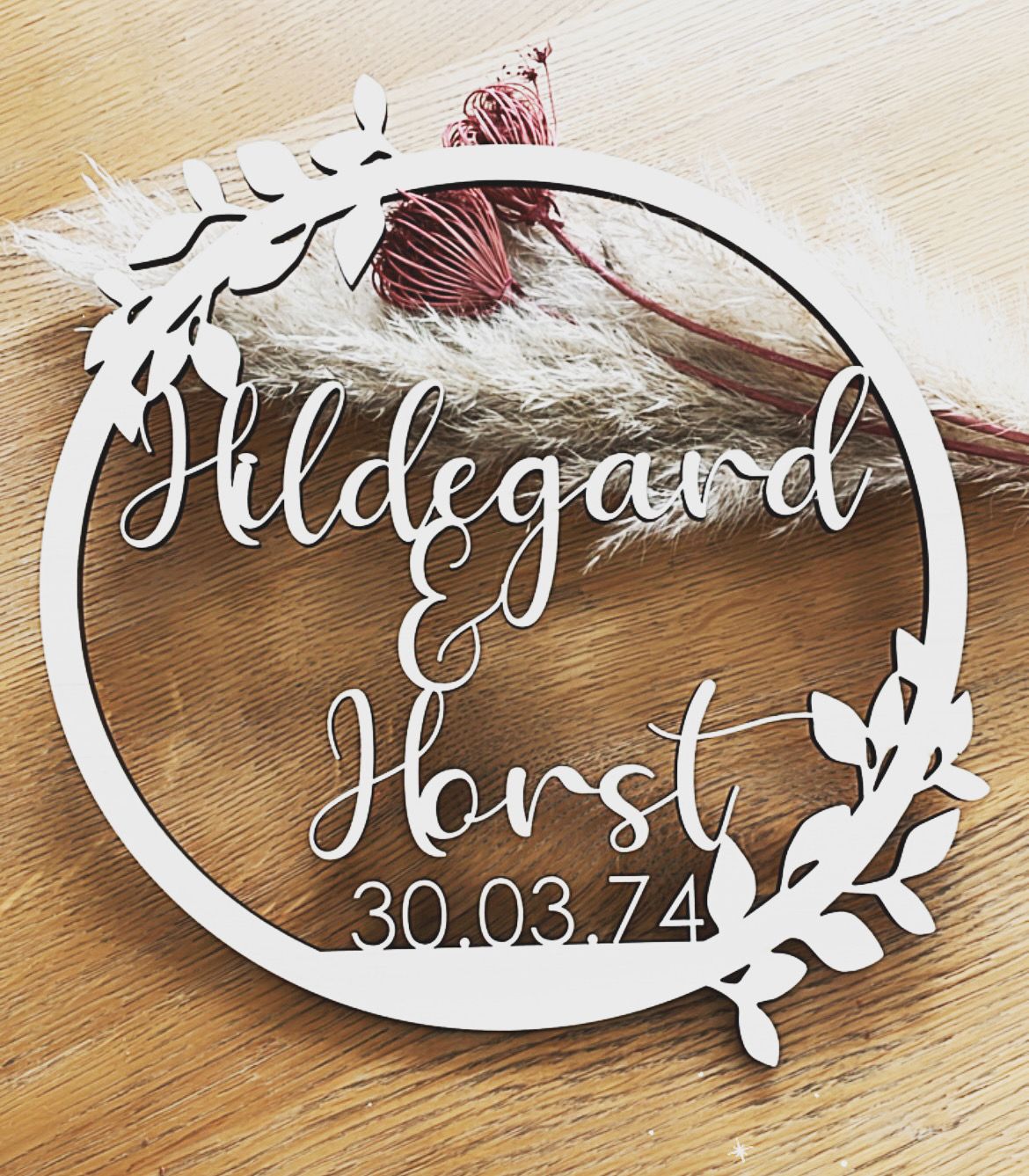 Individueller Holzkranz